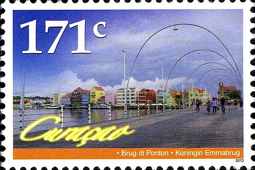荷属库拉索威廉斯塔德埃玛女王桥（Queen Emma Bridge）-纪念邮票